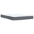 Box Spring Bed with Mattress Dark Grey Queen Velvet