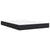 Box Spring Bed with Mattress Black Queen Faux Leather