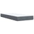 Box Spring Bed with Mattress Dark Grey King Single Velvet
