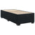 Box Spring Bed with Mattress Black King Single Velvet