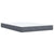 Box Spring Bed with Mattress Dark Grey Queen Velvet