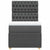 Box Spring Bed with Mattress Dark Grey King Single Fabric