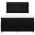 Box Spring Bed with Mattress Black Queen Fabric