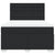 Box Spring Bed with Mattress Black Queen Faux Leather