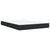 Box Spring Bed with Mattress Black Queen Faux Leather