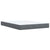 Box Spring Bed with Mattress Dark Grey Queen Velvet