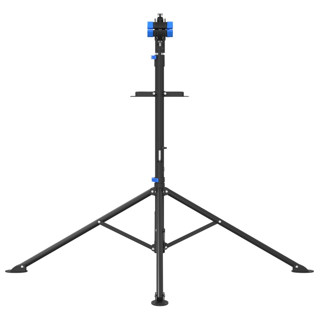 Bike Repair Stand Foldable Adjustable 108-188 cm Blue Steel