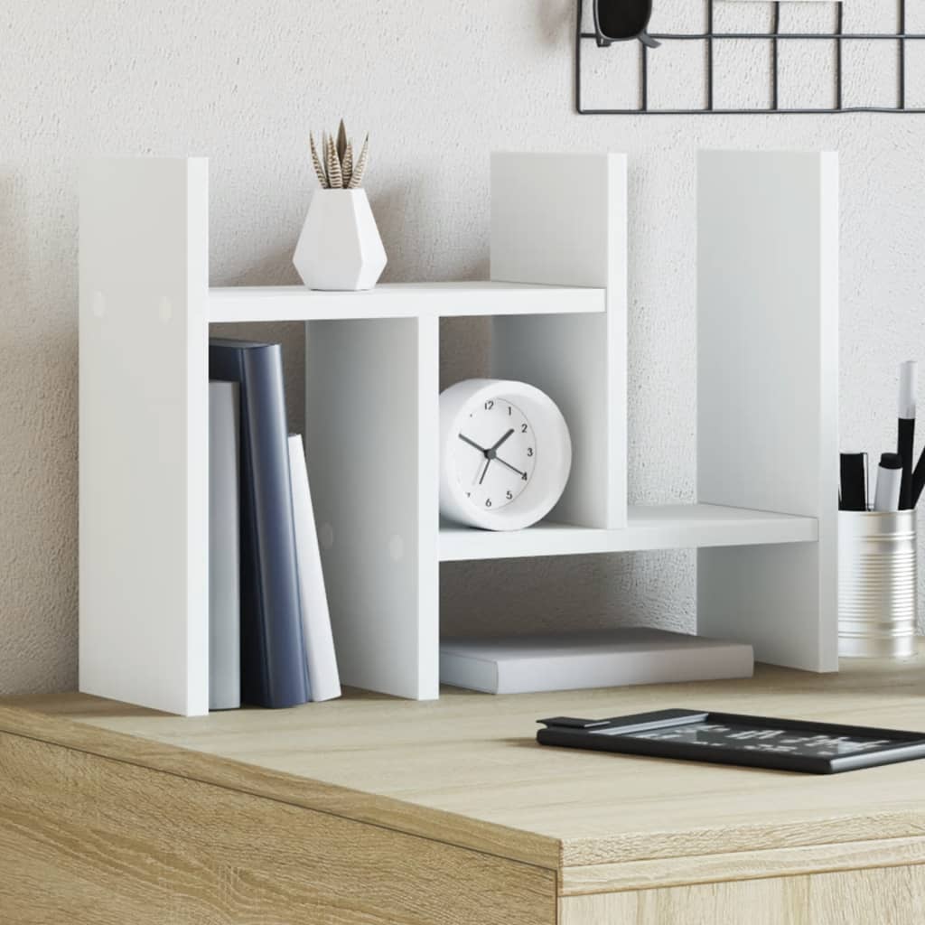 Desk Organiser White 34,5 x 15,5 x 35,5 cm Engineered Wood