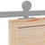 Barn Door 100x208 cm Solid Wood Pine