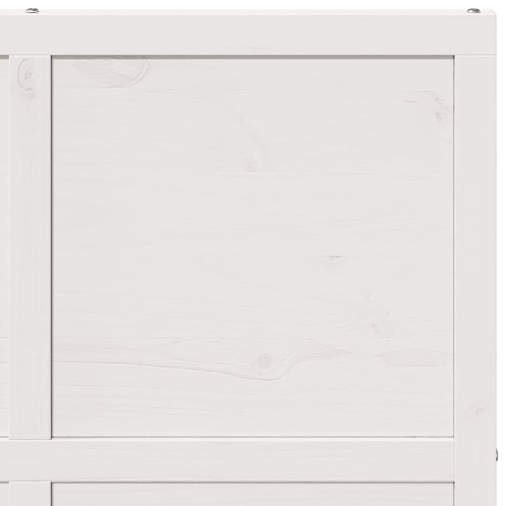 Barn Door White 90x208 cm Solid Wood Pine