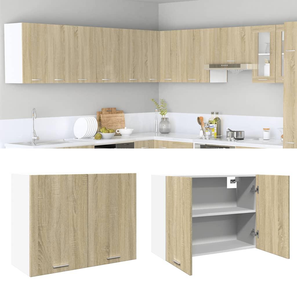 Hanging Cabinet Sonoma Oak 80x31x60 cm Engineered Wood