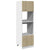 Microwave Cabinet Lyon Sonoma Oak 60x57x207 cm Engineered Wood