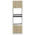 Microwave Cabinet Lyon Sonoma Oak 60x57x207 cm Engineered Wood