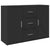 Sideboard Black 90.5x29.5x65 cm Engineered Wood