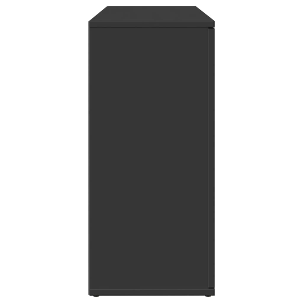 Sideboard Black 90.5x29.5x65 cm Engineered Wood