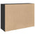 Sideboard Black 90.5x29.5x65 cm Engineered Wood