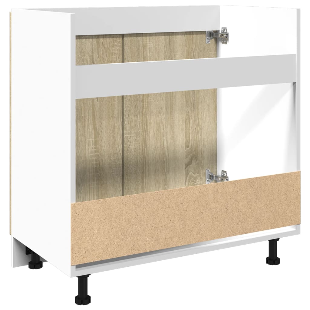 Bottom Cabinet Lyon Sonoma Oak 80x46x81.5 cm Engineered Wood