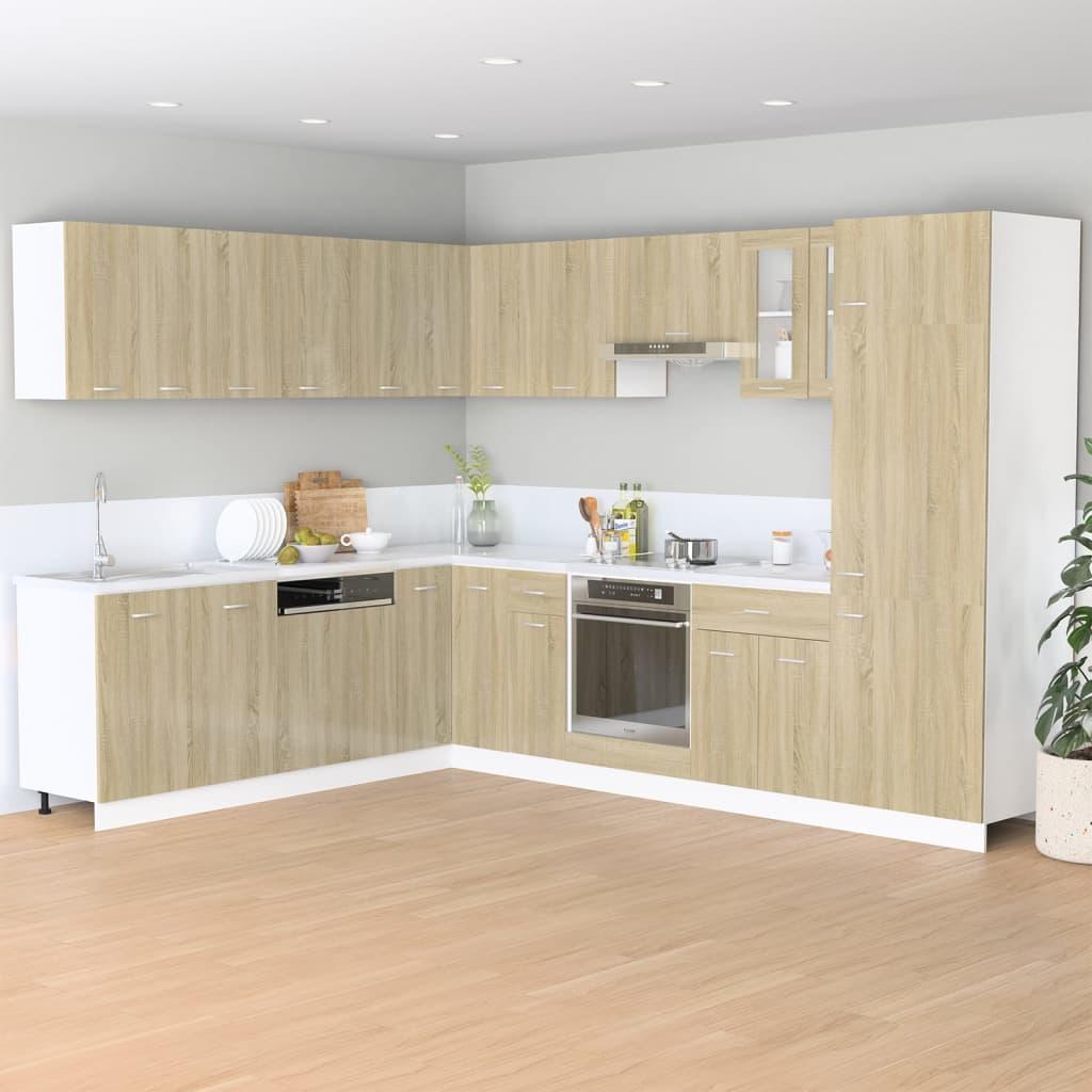 Wall Mounted Cabinet Lyon Sonoma Oak 50x31x60 cm Engineered Wood