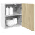 Wall Mounted Cabinet Sonoma Oak 50x31x60 cm Engineered Wood