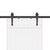 Sliding Door Hardware Kit 152,5 cm Steel Black