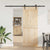 Sliding Door Hardware Kit 213,5 cm Steel Black