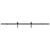 Sliding Door Hardware Kit 213,5 cm Steel Black