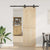 Sliding Door Hardware Kit 152,5 cm Steel Black