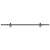 Sliding Door Hardware Kit 213,5 cm Steel Black