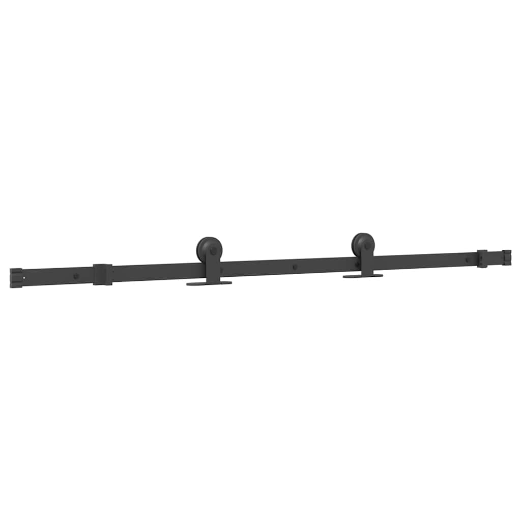 Sliding Door Hardware Kit 152,5 cm Steel Black