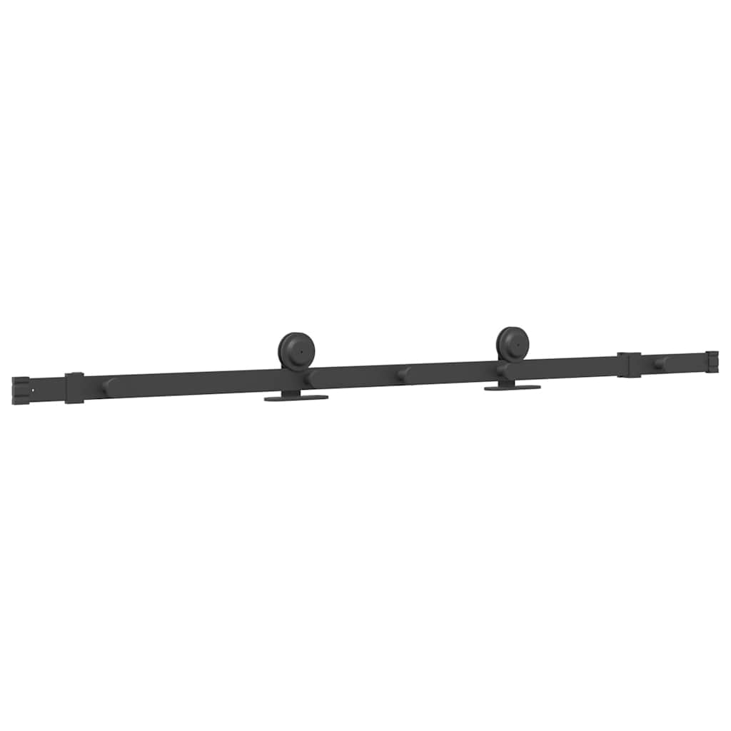 Sliding Door Hardware Kit 152,5 cm Steel Black