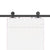 Sliding Door Hardware Kit 152,5 cm Steel Black