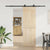 Sliding Door Hardware Kit 213,5 cm Steel Black