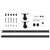 Sliding Door Hardware Kit 213,5 cm Steel Black