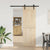 Sliding Door Hardware Kit 152,5 cm Steel Black