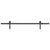 Sliding Door Hardware Kit 152,5 cm Steel Black