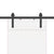 Sliding Door Hardware Kit 152,5 cm Steel Black