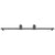 Sliding Door Hardware Kit 183 cm Steel Black