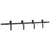 Sliding Door Hardware Kit 183 cm Steel Black