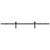 Sliding Door Hardware Kit 200 cm Steel Black