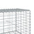 Gabion Basket with Cover 300x50x50 cm Galvanised Iron