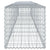 Gabion Basket with Cover 500x50x50 cm Galvanised Iron