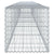 Gabion Basket with Cover 700x50x50 cm Galvanised Iron