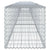 Gabion Basket with Cover 800x50x50 cm Galvanised Iron