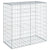 Gabion Basket with Cover 100x50x100 cm Galvanised Iron