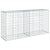 Gabion Basket with Cover 200x50x100 cm Galvanised Iron