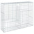 Gabion Basket with Cover 200x50x150 cm Galvanised Iron