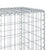 Gabion Basket with Cover 400x50x150 cm Galvanised Iron