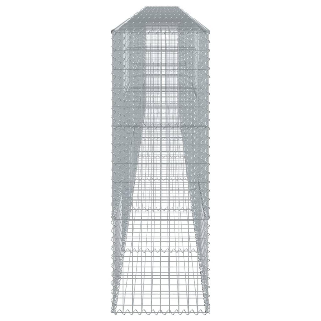 Gabion Basket with Cover 800x50x150 cm Galvanised Iron