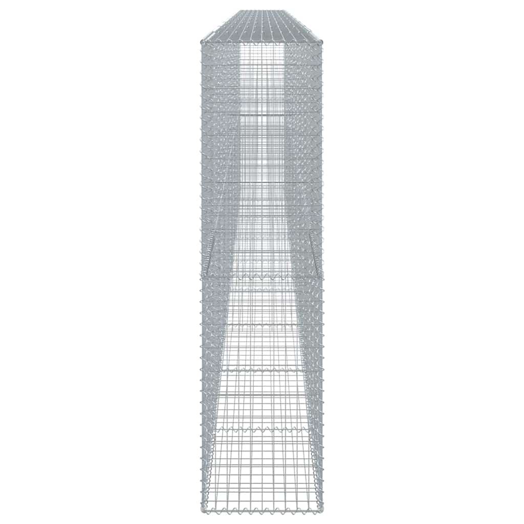 Gabion Basket with Cover 900x50x200 cm Galvanised Iron