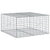 Gabion Basket with Cover 100x100x50 cm Galvanised Iron